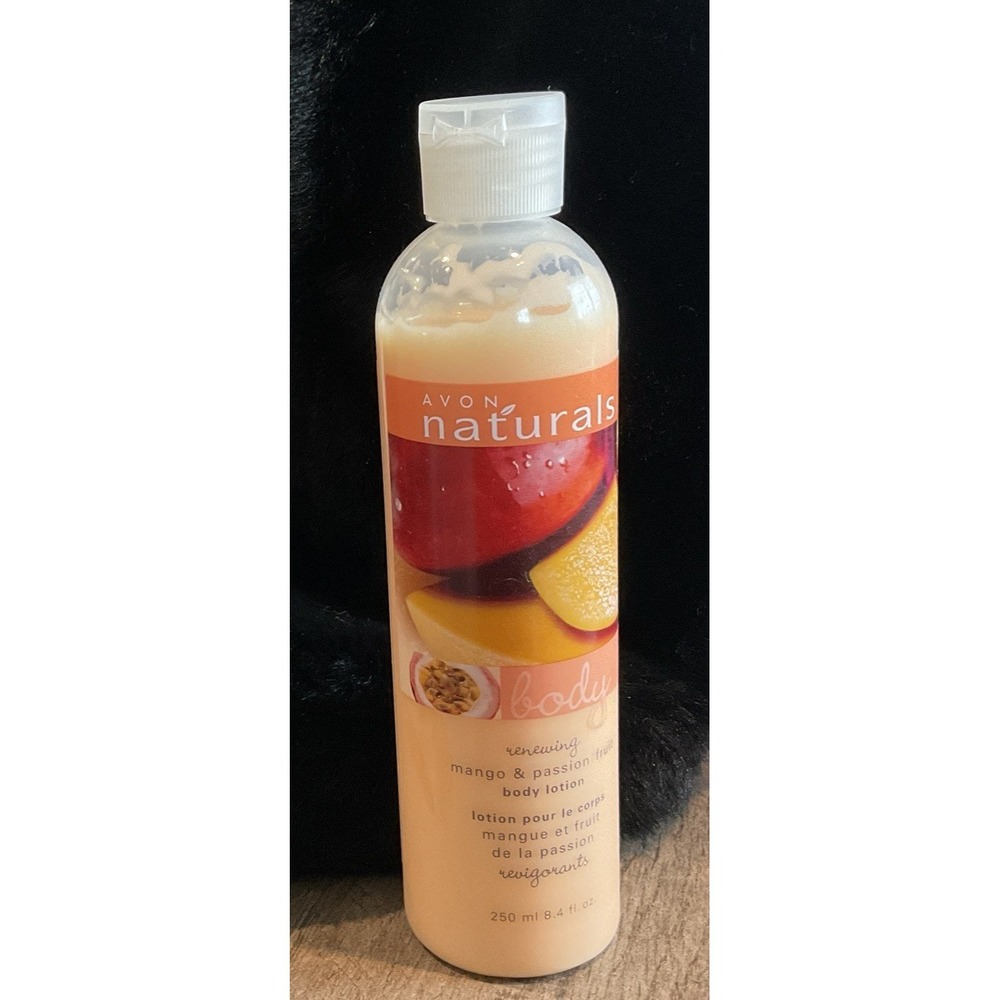 Avon Naturals MANGO & PASSION FRUIT Moisturizing Body Lotion Cream Moisturizer